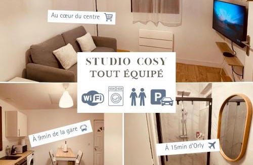 Chilly-Mazarin Apartment | Studio cosy tout équipé, idéal