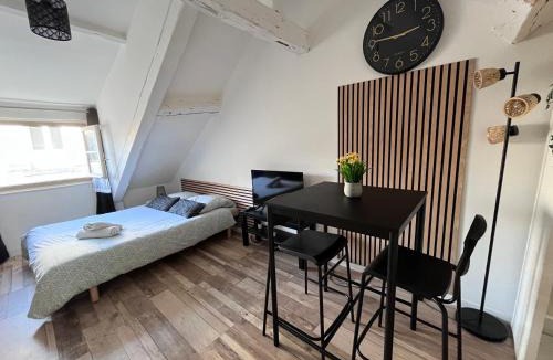 Bourgogne Apartment | Studio cosy tout confort proche Cathédrale dans rue calme