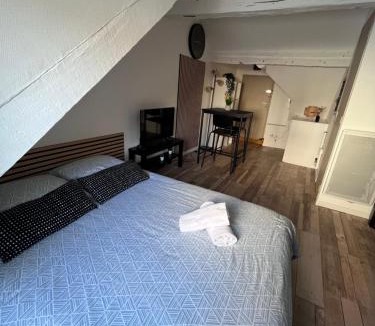 Bourgogne Apartment | Studio cosy tout confort proche Cathédrale dans rue calme