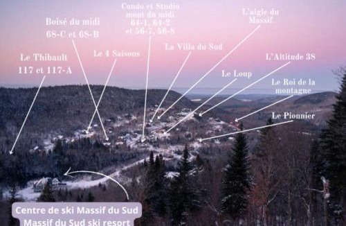 Notre-Dame-Auxiliatrice-de-Buckland Apartment | Studio de Ski - Studio Mont du Midi