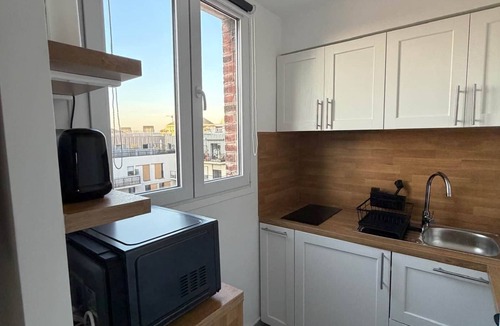 Asnieres-sur-Seine Apartment | Studio Design & Calme | 2-3P | 10min Paris