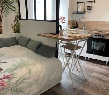 Castelnaudary Apartment | Studio design hypercentre Gare & espresso offert