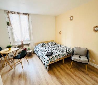 Chatellerault Apartment | Studio Dulcea 1 Étage - Proche Centre & Gare -WiFi