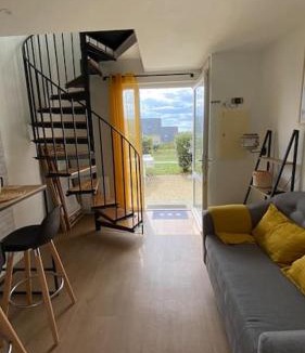 Guidel-Plages Apartment | Studio duplex face à la mer