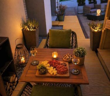 Hauteville House | Studio en Gruyère - Grande terrasse privée 50m2 et Jaccuzi optionnel