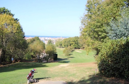 Ciboure Apartment | Studio facing golf with terrace and parking