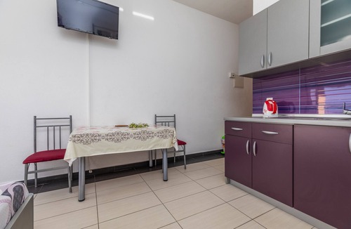 Bratus Apartment | Studio flat with balcony and sea view Krvavica, Makarska (AS-23540-b)