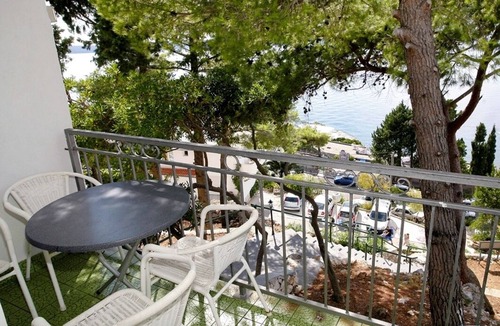 Drasnice Apartment | Studio flat with balcony and sea view Drašnice, Makarska (AS-3330-k)