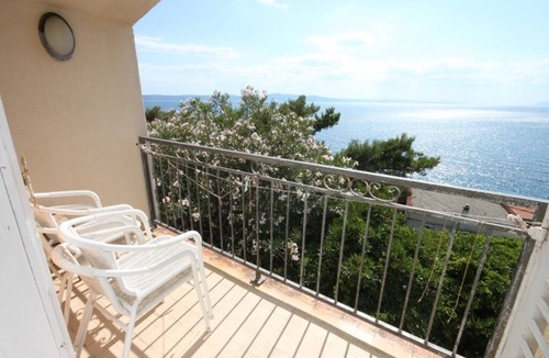 Drasnice Apartment | Studio flat with balcony and sea view Drašnice, Makarska (AS-3330-o)