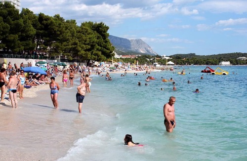 Ratac Apartment | Studio flat with balcony and sea view Makarska (AS-15200-b)