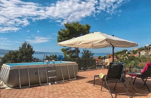 Stanici Apartment | Studio flat with balcony and sea view Stanići, Omiš (AS-18676-a)