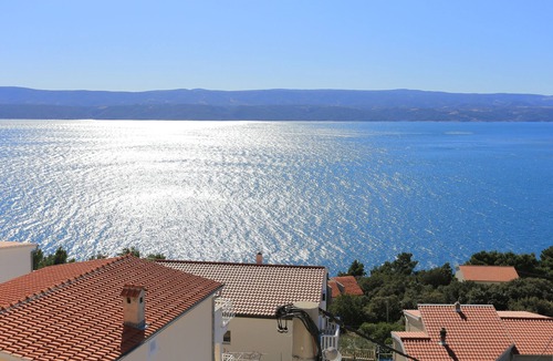 Stanici Apartment | Studio flat with balcony and sea view Stanići, Omiš (AS-2818-b)