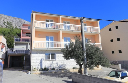 Stanici Apartment | Studio flat with balcony and sea view Stanići, Omiš (AS-2818-b)