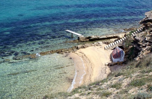 Pag Apartment | Studio flat with balcony and sea view Pag (AS-6383-a)