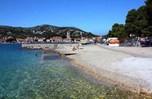 Tijesno Apartment | Studio flat with balcony and sea view Tisno (Murter) (AS-5106-a)