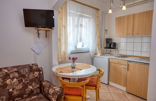 Vodice Apartment | Studio flat with balcony and sea view Vodice (AS-6178-a)