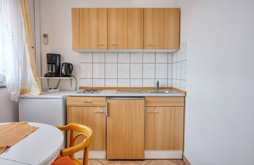 Vodice Apartment | Studio flat with balcony and sea view Vodice (AS-6178-a)