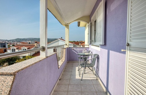 Vodice Apartment | Studio flat with balcony and sea view Vodice (AS-6178-a)