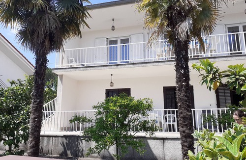 Malinska Apartment | Studio flat with terrace Malinska, Krk (AS-19291-a)
