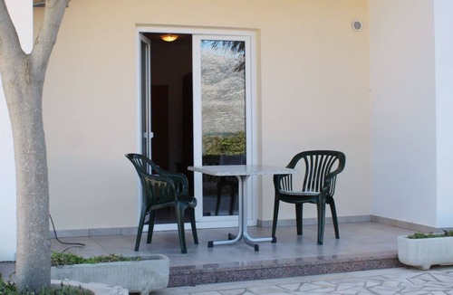 Vinjerac Apartment | Studio flat with terrace and sea view Vinjerac, Zadar (AS-3248-b)
