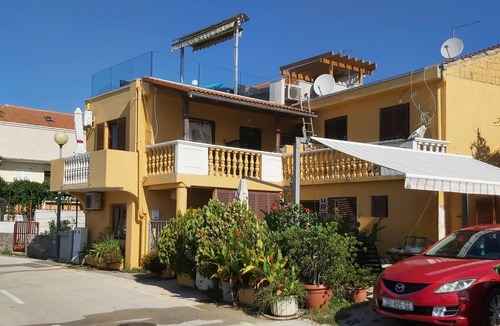 Posedarje Apartment | Studio flat with terrace and sea view Posedarje, Novigrad (AS-15786-a)