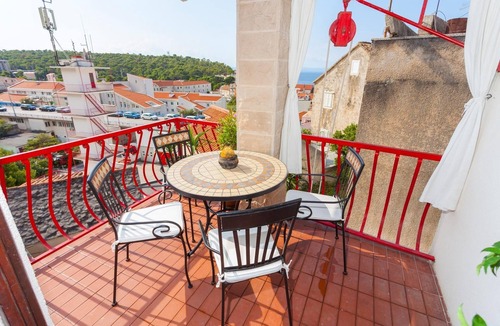 Makarska Old Town Apartment | Studio flat with terrace and sea view Makarska (AS-11063-a)