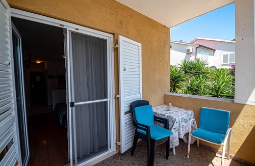 Pasadur Apartment | Studio flat with terrace and sea view Pasadur, Lastovo (AS-8392-b)