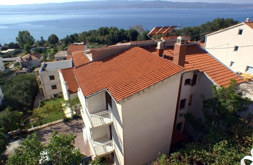 Duce Apartment | Studio flat with terrace and sea view Duće, Omiš (AS-945-a)