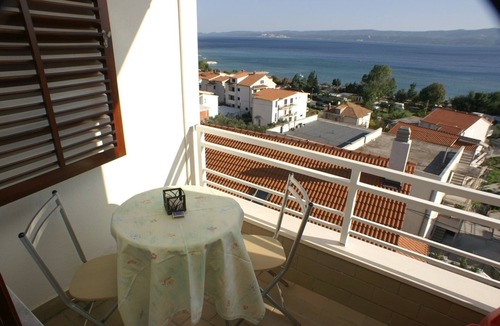Duce Apartment | Studio flat with terrace and sea view Duće, Omiš (AS-945-a)