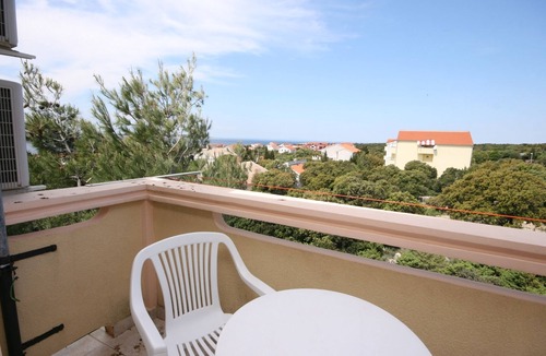 Mandre Apartment | Studio flat with terrace and sea view Mandre (Pag) (AS-6309-a)
