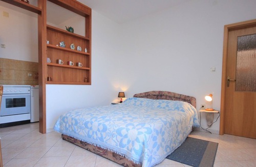 Liganj Apartment | Studio flat with terrace and sea view Liganj, Opatija (AS-2337-a)