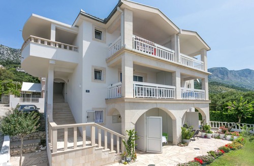 Podaca Apartment | Studio flat with terrace and sea view Podaca, Makarska (AS-6736-a)