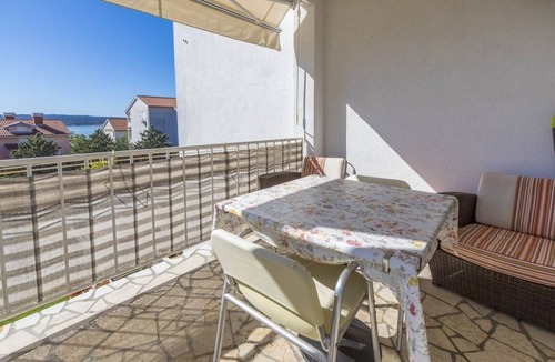 Selce Apartment | Studio flat with terrace and sea view Selce (Crikvenica) (AS-4801-a)