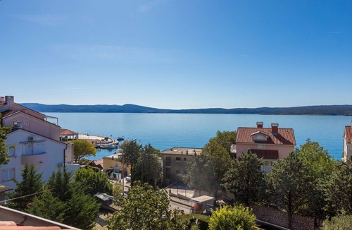 Selce Apartment | Studio flat with terrace and sea view Selce (Crikvenica) (AS-4802-a)