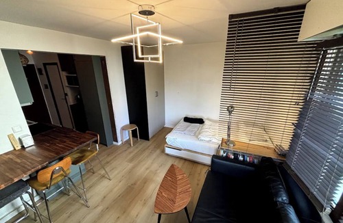 Anglet Apartment | Studio for 3 people 800m from the beach with private parking space.