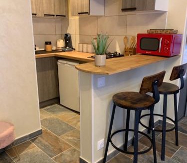 L'Abergement-Sainte-Colombe Apartment | Studio indépendant avec piscine et jardin