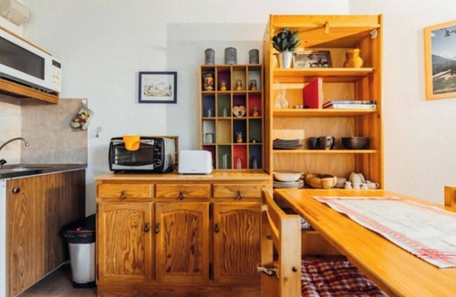 Saint-Nicolas-de-Veroce Apartment | Studio with balcony and private parking