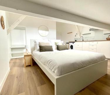 Casteljaloux Apartment | Studio Hypercentre Casteljaloux - Moderne - Calme - Wifi - TV -