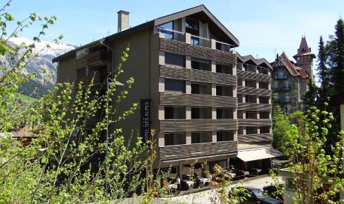 Waldhaus Flims Apartment | Studio im Hotel Des Alpes