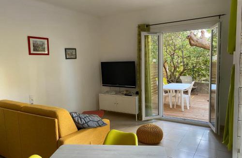 Plage d'Argeles Apartment | studio, jardin, parking à 100 m de la plage