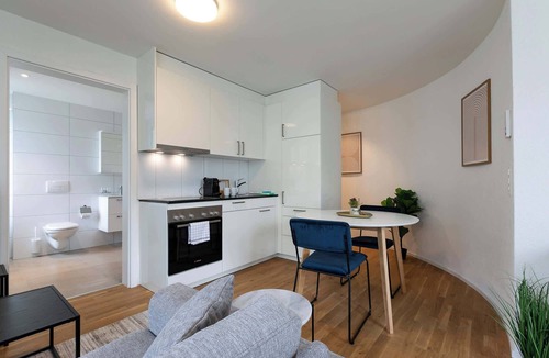 St. Gallen Apartment | Studio Klosterhof with parking lot
