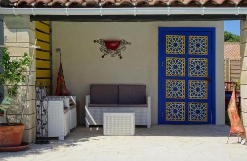Rieux-Minervois Apartment | Studio l'Obrador 25 m2 - Cuisine & terrasse - accès piscine
