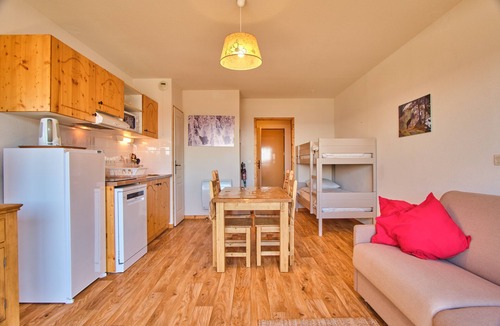 Chamrousse Apartment | Studio 'L'Oursière' with Mountain View and Balcony