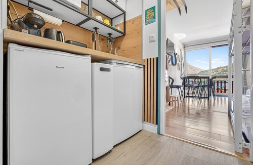 Saint-Etienne-en-Devoluy Apartment | Studio 'Le 28' with Mountain View, Balcony & Wi-Fi – Sleeps 4, 2 Extra on Request
