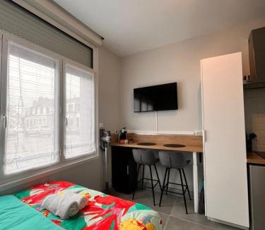 Rosendael Apartment | STUDIO Le Mini Voltaire à 900 m de la plage de Malo-les-Bains