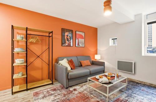 Saint-Jean Apartment | Studio Le Terra Cotta - F1 spacieux, hypercentre - CAEN