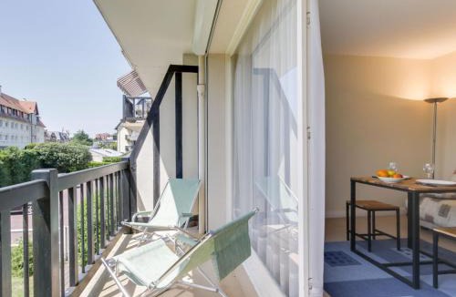 Deauville City Centre Apartment | Studio Les Prairies by Interhome