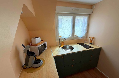 Le Treport Apartment | STUDIO LS Beach, Cliff, Funicular