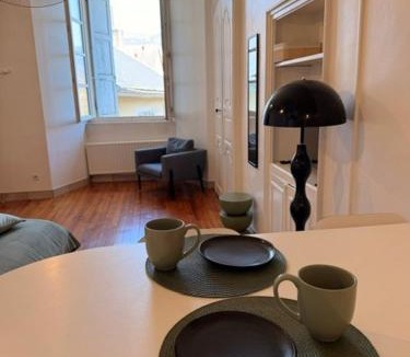 Chambery Apartment | STUDIO MEUBLE COEUR HISTORIQUE CHAMBERY Hotel de Cordon