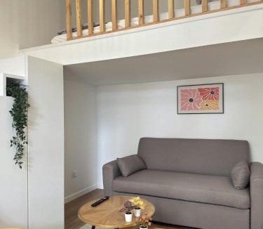 Sainte-Anne - Faubourg Noyon Apartment | Studio Mezzanine Cozy - 2 pers - Gare & Centre